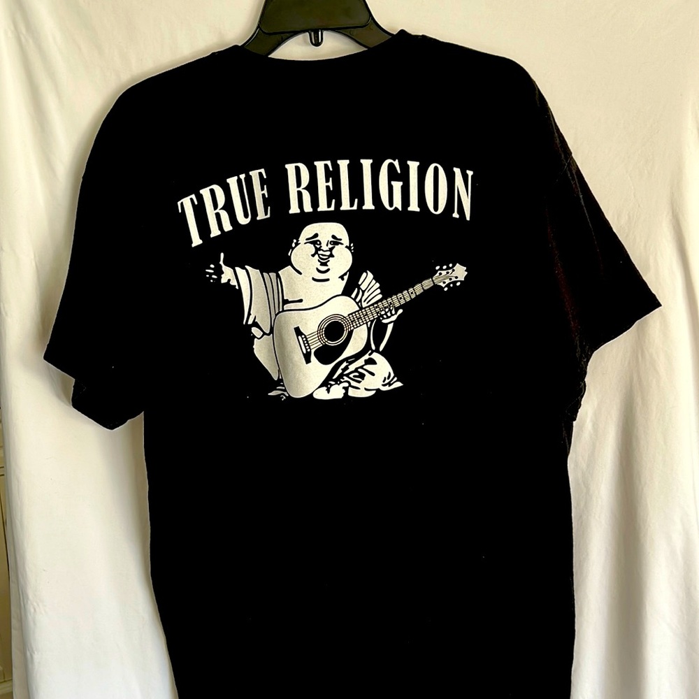 True Religion Men’s XL Black Short Sleeve T Shirt